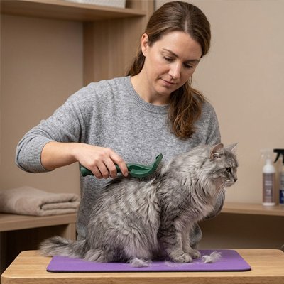 Brosse pour chat poil long​