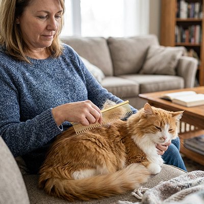 Peigne pour chat 